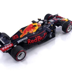 Minichamps 110211433 1:18 Red Bull Racing Honda RB16B-Max Verstappen-Winner Dutch GP 2021 Collectible Miniature Car, Multicoloured