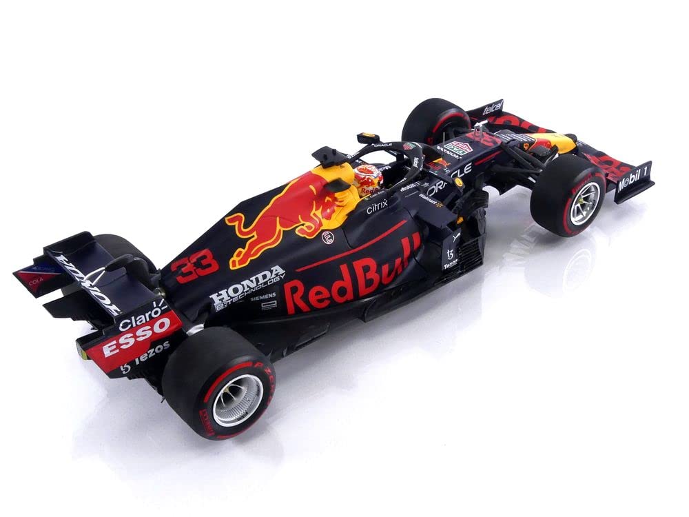 Minichamps 110211433 1:18 Red Bull Racing Honda RB16B-Max Verstappen-Winner Dutch GP 2021 Collectible Miniature Car, Multicoloured