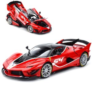 htlnuzd bburago 1/18 alloy racing car for ferrari fxx k evo static refined version diecasts metal vehicles simulation car model collectible