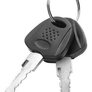 Schwinn Bike Key Lock in Braided Steel Cable, 2 Keys Included, 6 feet x 8mm Anti Theft Bicycle Lock, Security Level 1