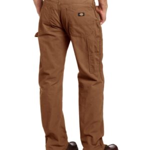 Dickies Men's Relaxed Straight Fit Lightweight Duck Carpenter Jean, Timber, 36W x 34L