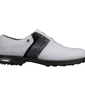 FootJoy Men's Premiere Series-Packard Boa Golf Shoe, White/Grey, 10.5