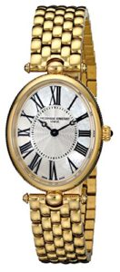 frederique constant women's fc-200mpw2v5b art deco classics analog display swiss quartz gold watch