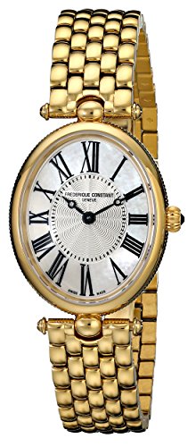 Frederique Constant Women's FC-200MPW2V5B Art Deco Classics Analog Display Swiss Quartz Gold Watch