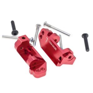 CODA RACING RC Alloy Caster Block for Traxxas 1/10 2WD Slash, Stampede, Rustler, Nitro Slash-Replaces Part 3632(Pair)