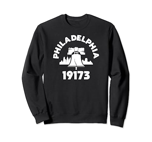 Philly Neighborhood 19173 Zip Code Philadelphia Liberty Bell Sweatshirt