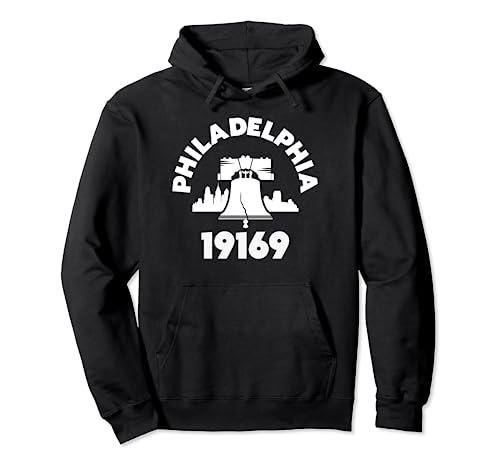 Philly Neighborhood 19169 Zip Code Philadelphia Liberty Bell Pullover Hoodie