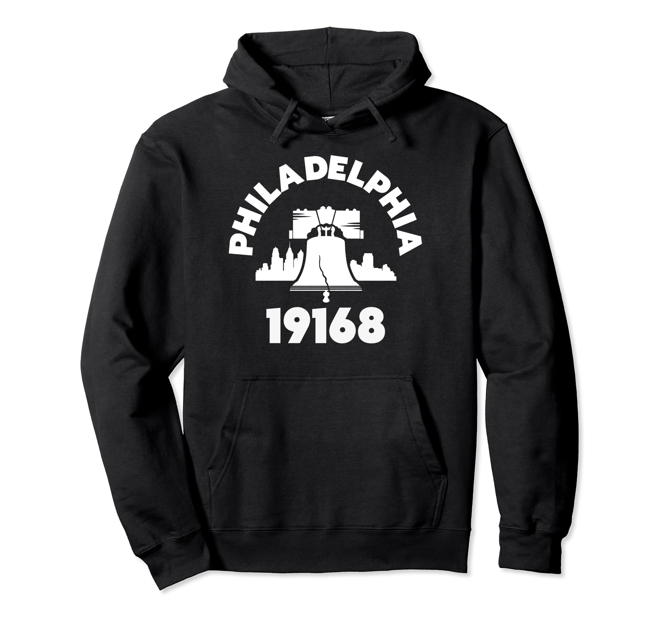 Philly Neighborhood 19168 Zip Code Philadelphia Liberty Bell Pullover Hoodie