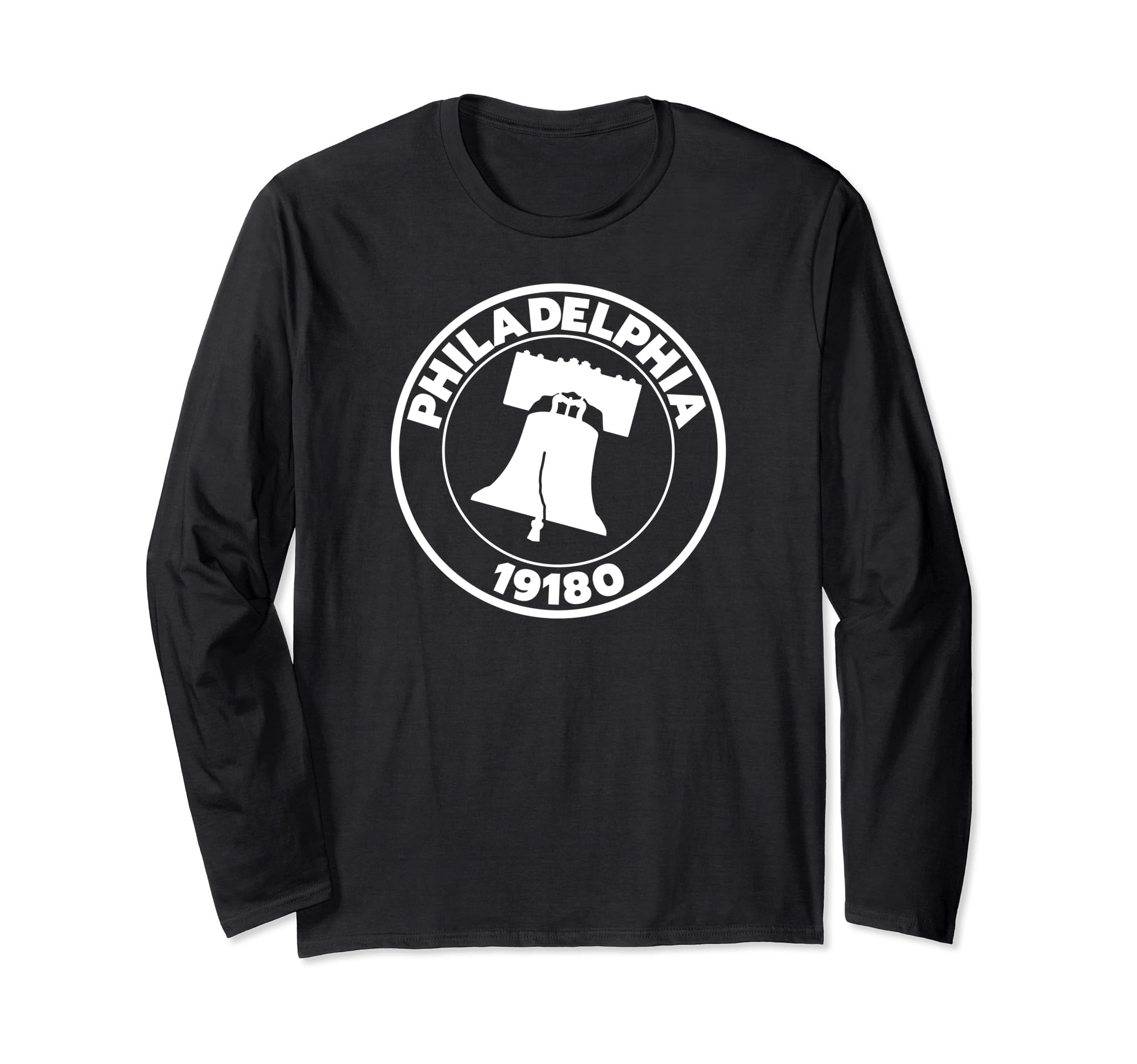 19180 Zip Code Philly Neighborhood Philadelphia Liberty Bell Long Sleeve T-Shirt