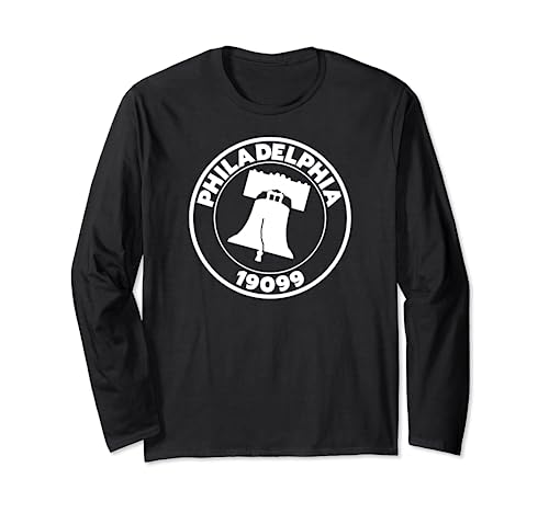 19099 Zip Code Philly Neighborhood Philadelphia Liberty Bell Long Sleeve T-Shirt