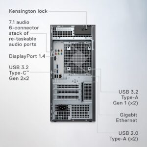 Dell XPS 8960 Desktop - Intel Core i7-13700, 16GB DDR5 RAM, 512GB SSD + 2TB HDD, NVIDIA GeForce RTX 3050 8GB GDDR6, Windows 11 Pro, 1-Year Onsite Service - Black