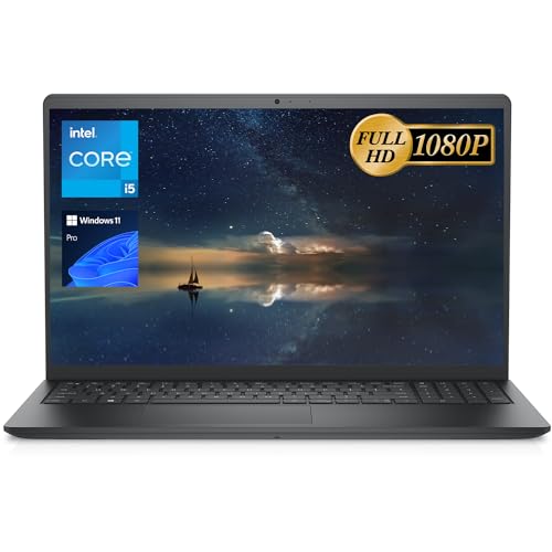 Dell Vostro 3000 Series 3510 Business Laptop, 15.6" FHD Display, Intel Core i5-1135G7 Processor, 16GB RAM, 1TB PCIe SSD, Webcam, SD Card Reader, Backlit Keyboard, Wi-Fi, Windows 11 Pro, Black