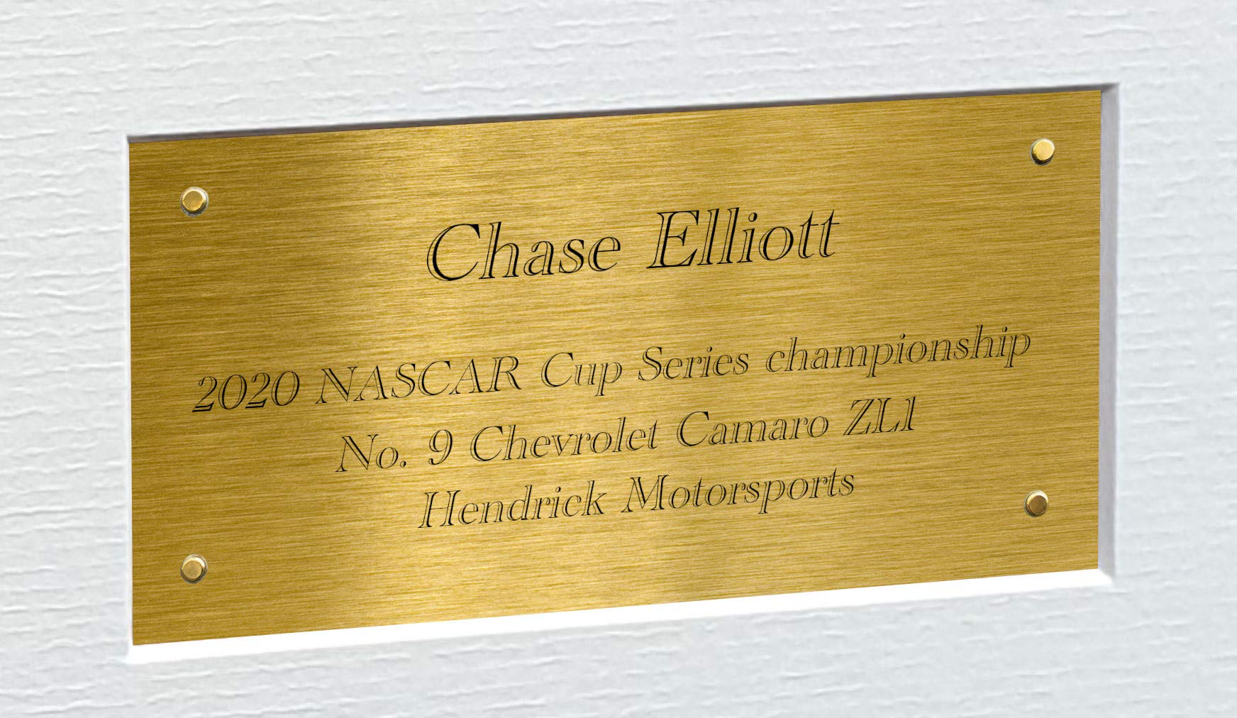 Kitbags & Lockers '2020 NASCAR CHAMPION CELEBRATION' Triple Chase Elliott 12x8 A4 Camaro ZL1 Hendrick Motorsports Signed Autographed Photo Photograph Picture Frame Poster Gift G