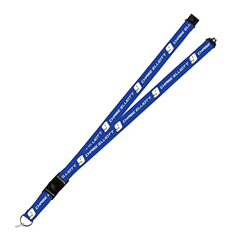 Rico Industries NASCAR Auto Racing Chase Elliott 18" x 1" Premium Unisex-Adult Safety Breakaway Lanyard, Black