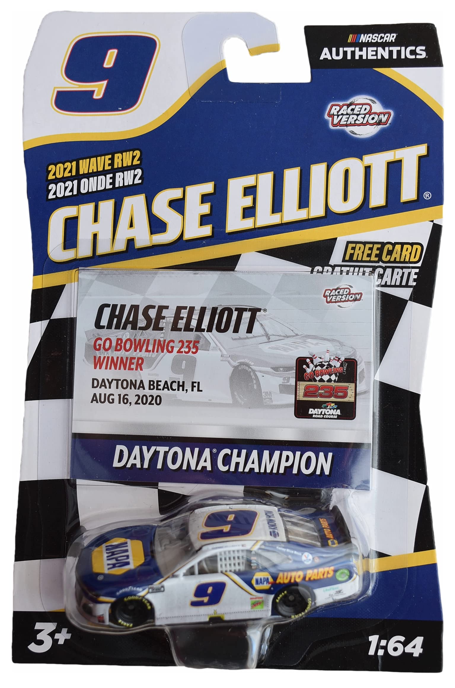 Nascar Chase Elliott, [Daytona Champion] 2021 Wave RW2 #9