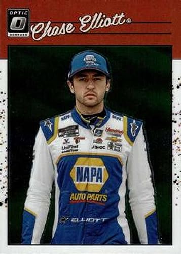 2023 Donruss Optic Racing #69 Chase Elliott Retro 1990 Official NASCAR Racing Card in Raw (NM or Better) Condition