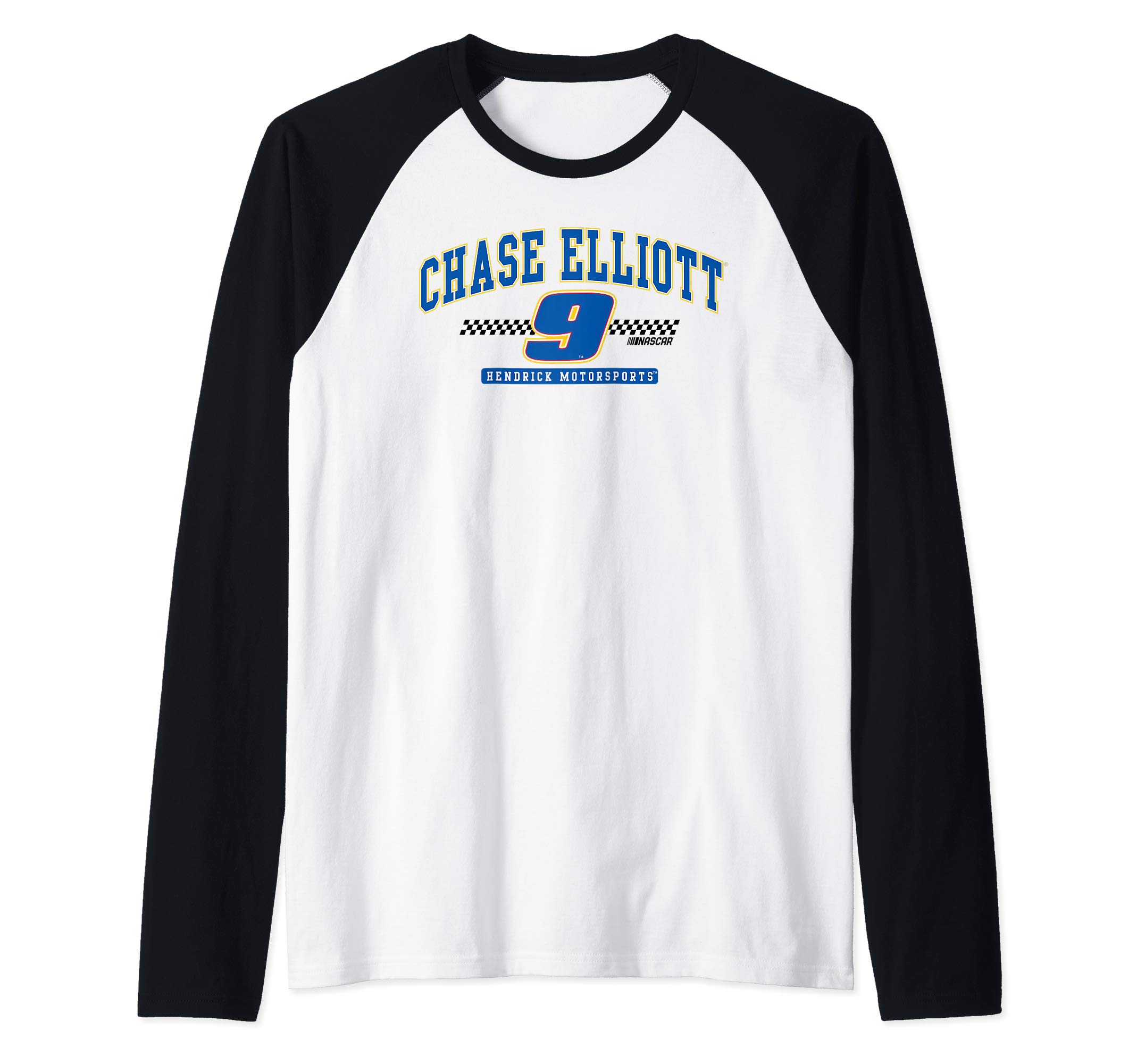 NASCAR - Chase Elliott - Arch Raglan Baseball Tee