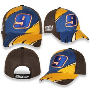 Checkered Flag Chase Elliott 2021 Adult Nascar Electrifying Hendrick Motorsports Blue Gold Hat One Size