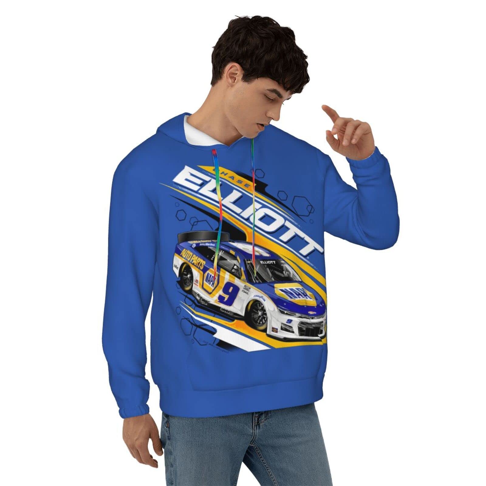 ASFRSH Chase Elliott 9 Men'S Pullover Hoodie Casual Hooded Sweatshirt Best Hoodies Sportswear Tracksuit