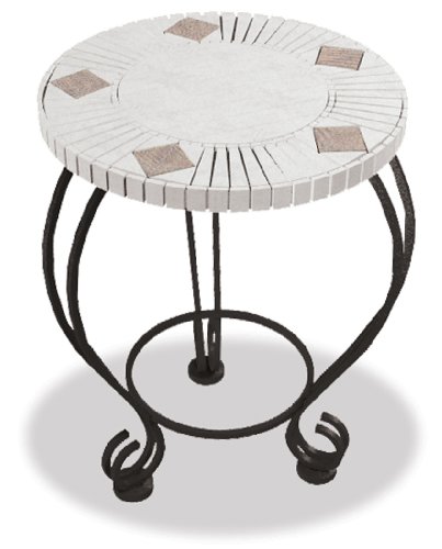 Uniflame 18 Inch Mosaic Ceramic Tile Table