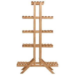 ZQQLVOO Mosaic Side Table,Plant Stand,Plant Rack,Plant Display Stand,Multi-Purpose Plant Stand,Flower Stands,For Backyard,Garden, Balcony,Terrace,Terracotta and White Ceramic
