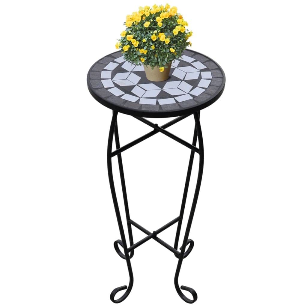 Mosaic Side Table Plant Table Terracotta Plant Stand