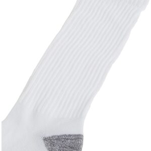 Gildan Men's Polyester Half Cushion Crew Socks, 12-Pairs, White, Shoe Size: 6-12