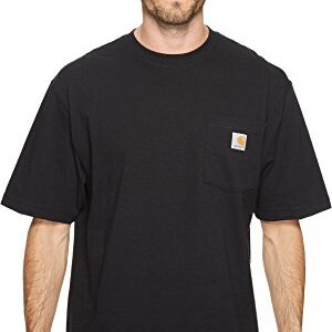 CarharttMenLoose Fit Heavyweight Short-Sleeve Pocket T-ShirtBlackX-Large