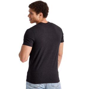 Hanes, Originals Lightweight Cotton Tee, Crewneck T-Shirt for Men, Available in Tall, Black, 2X Large