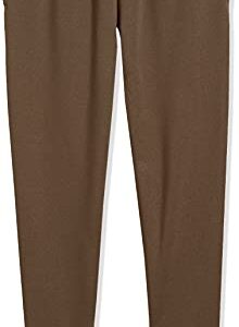 Amazon Essentials Men's Fleece Jogger Pant, Medium Brown, Small