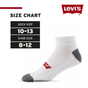 Levi's Mens Socks 10 Pairs Crew Low Cut No Show Quarter Ankle Socks for Men Premium Athletic Men's Socks Size 9-15