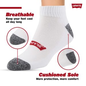 Levi's Mens Socks 10 Pairs Crew Low Cut No Show Quarter Ankle Socks for Men Premium Athletic Men's Socks Size 9-15