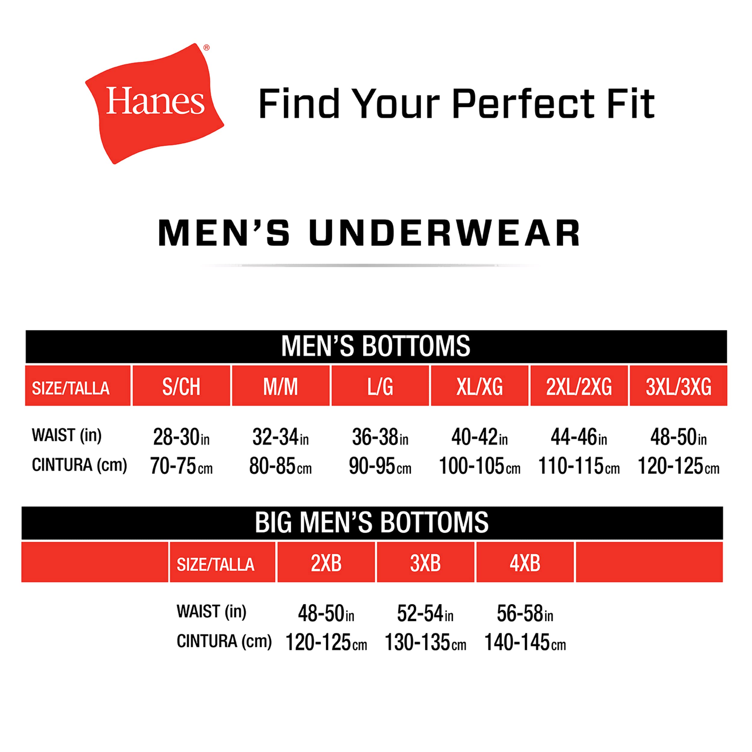 Hanes Men's Pack, Mid-Rise Briefs, Stretch Cotton Underwear, Classic, (Pack of 6) (Colors May Vary), Gray, Large