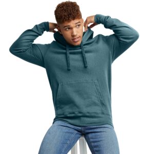 Hanes Originals Midweight Fleece Hoodie, Pullover Hooded Sweatshirt for Men, Cactus, Small