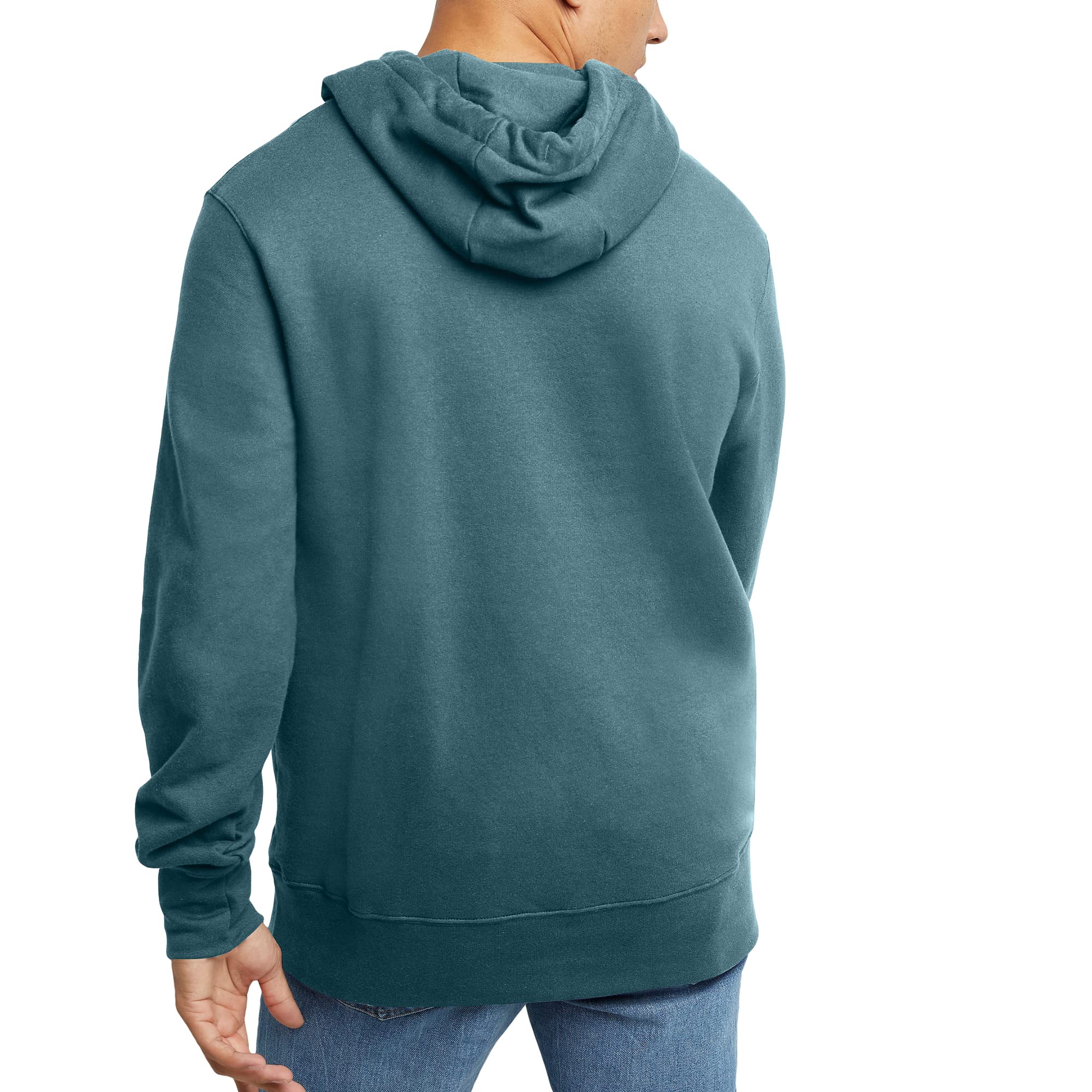 Hanes Originals Midweight Fleece Hoodie, Pullover Hooded Sweatshirt for Men, Cactus, Small