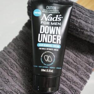 Nad's For Men Intimate Hair Removal Cream For Men - Easy & Painless, Depilatory Cream For Unwanted Male Hair In Intimate/Private Area, Suitable For All Skin Types