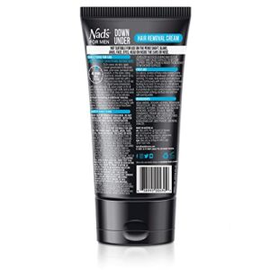 Nad's For Men Intimate Hair Removal Cream For Men - Easy & Painless, Depilatory Cream For Unwanted Male Hair In Intimate/Private Area, Suitable For All Skin Types