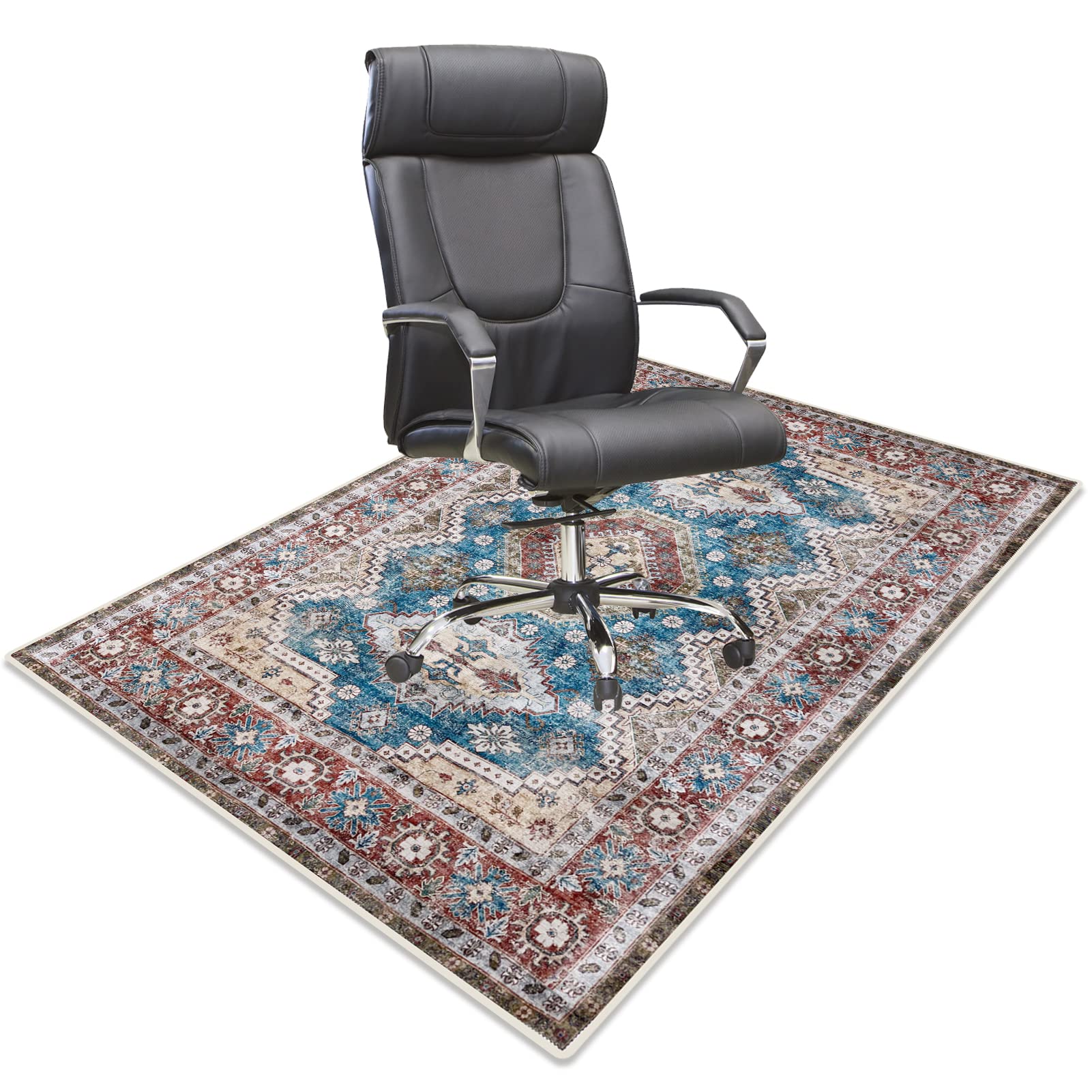 Hlimior 36"X48" Office Chair Mat for Hardwood Floor (Style 6)