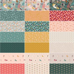 Ashley Collett Design Fairy Dust Rolie Polie 40 2.5-inch Strips Jelly Roll Riley Blake RP-12440-40