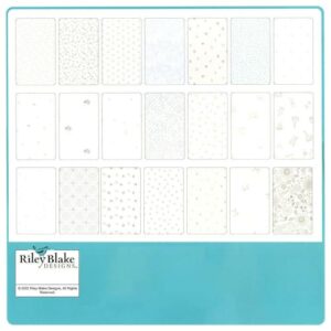 Assorted Designers Hush Hush 2 Rolie Polie 40 2.5-inch Strips Jelly Roll Riley Blake RP-12870-40