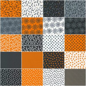 Stacy Iest Hsu Holiday Essentials Halloween Jelly Roll 40 2.5-inch Strips Moda Fabrics 20730JR