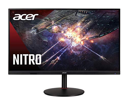 Acer Nitro XV322QU KVbmiiphzx 31.5" WQHD 2560 x 1440 Agile-Splendor IPS Gaming Monitor AMD FreeSync Premium | Up to 170Hz | Up to 0.5ms | DisplayHDR400 | TUV/Eyesafe | Display Port 1.2 & 2 x HDMI 2.0