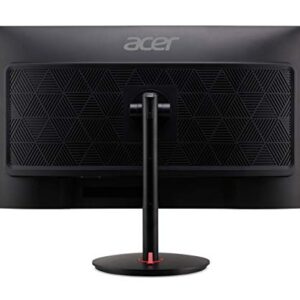 Acer Nitro XV322QU KVbmiiphzx 31.5" WQHD 2560 x 1440 Agile-Splendor IPS Gaming Monitor AMD FreeSync Premium | Up to 170Hz | Up to 0.5ms | DisplayHDR400 | TUV/Eyesafe | Display Port 1.2 & 2 x HDMI 2.0