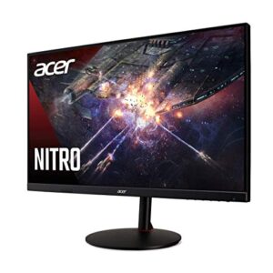 Acer Nitro XV322QU KVbmiiphzx 31.5" WQHD 2560 x 1440 Agile-Splendor IPS Gaming Monitor AMD FreeSync Premium | Up to 170Hz | Up to 0.5ms | DisplayHDR400 | TUV/Eyesafe | Display Port 1.2 & 2 x HDMI 2.0