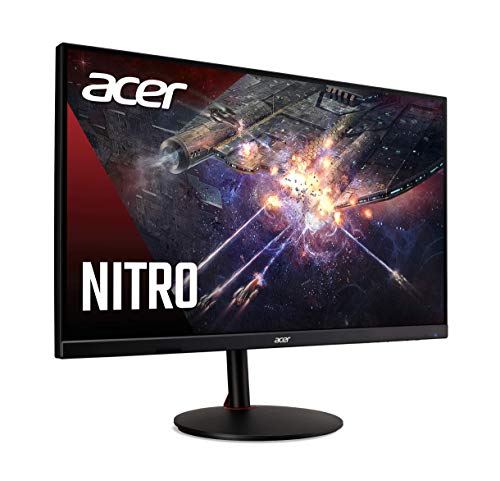 Acer Nitro XV322QU KVbmiiphzx 31.5" WQHD 2560 x 1440 Agile-Splendor IPS Gaming Monitor AMD FreeSync Premium | Up to 170Hz | Up to 0.5ms | DisplayHDR400 | TUV/Eyesafe | Display Port 1.2 & 2 x HDMI 2.0