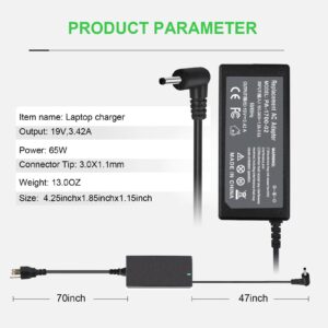 N15Q9 N15Q8 N16Q1 N16P3 N16P1 N19C4 Laptop Charger 65W for Acer Chromebook 11.6" C720 C720P C731 C738t C740 C670 CB3-111 CB3-431 CB3-532 CB5-571 CB5-132T PA-1450-26 PA-1650-80 N20C6 N20C5