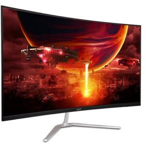 Acer Nitro 31.5" FHD 1920 x 1080 1500R Curved PC Gaming Monitor | AMD FreeSync Premium | Up to 165Hz Refresh | 1ms VRB | VESA Mountable | HDR10 | 1 x Display Port 1.2 & 2 x HDMI 1.4 | EDA320Q Pbiipx