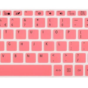 Keyboard Cover Skin for 15.6" Acer Aspire 3 A315-54 A315-55 A315-56 A315-57 A315-58, Acer Aspire 5 Slim 15.6 inch A515-45 A515-56 A515-46 A515-43 A515-54 A515-54G A515-55 A515-55T/55G, Pink