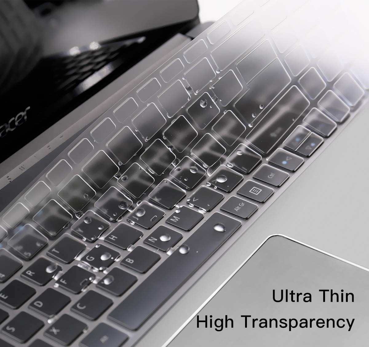 CaseBuy Ultra Thin Keyboard Cover Skin for Acer Aspire 5 Slim Laptop 15.6" A515-45 A515-56 A515-46 A515-43 A515-54 A515-54G A515-55 A515-55T/55G, Acer Aspire 3 A315-54/55/56/57/58 Keyboard Cover, TPU