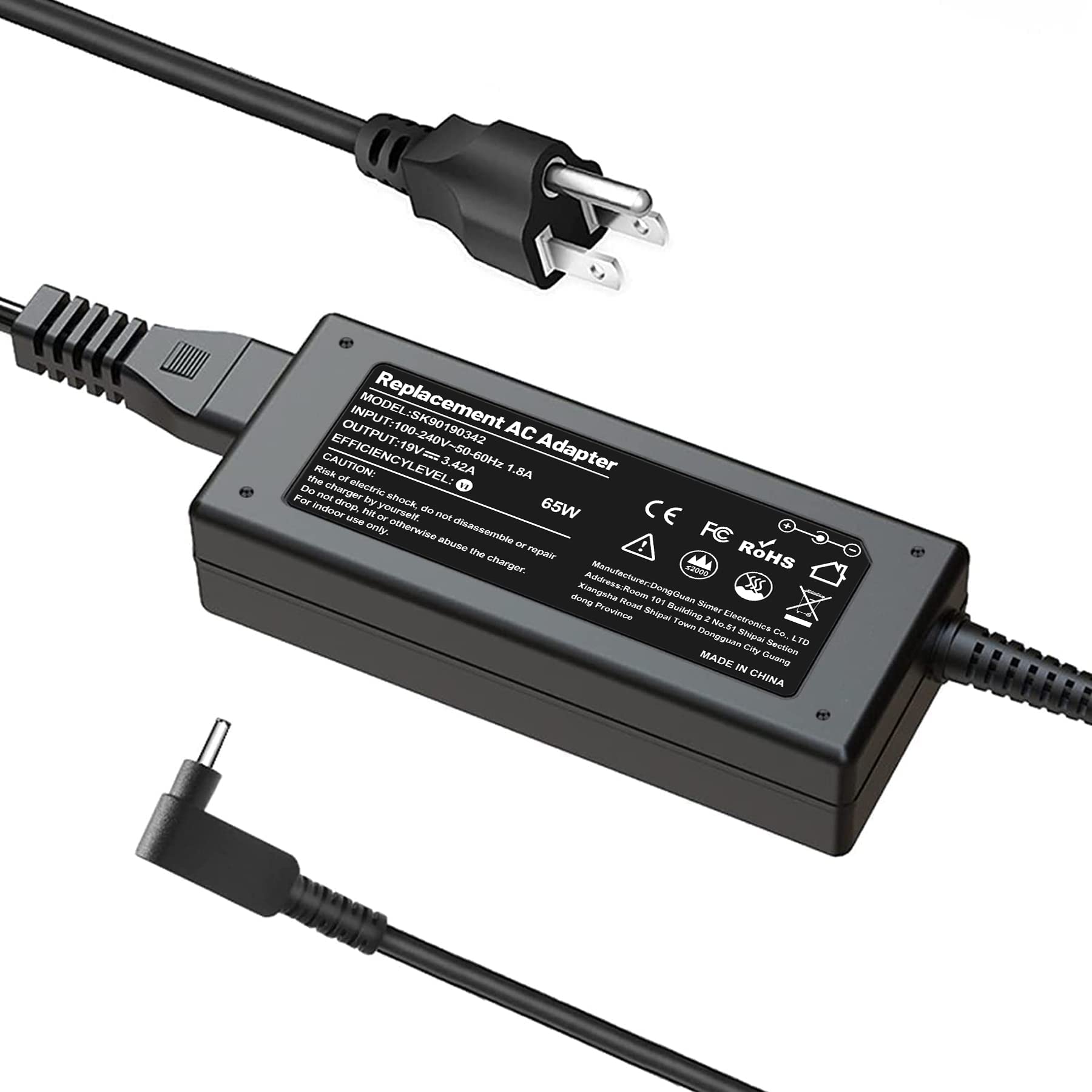 Pa-1450-26 Acer Charger Compatible with Acer Aspire a515-54 Charger for Acer a115-31-c0yl Charger and Acer Chromebook C720 Charger, Included AC Adapter and Power Cord